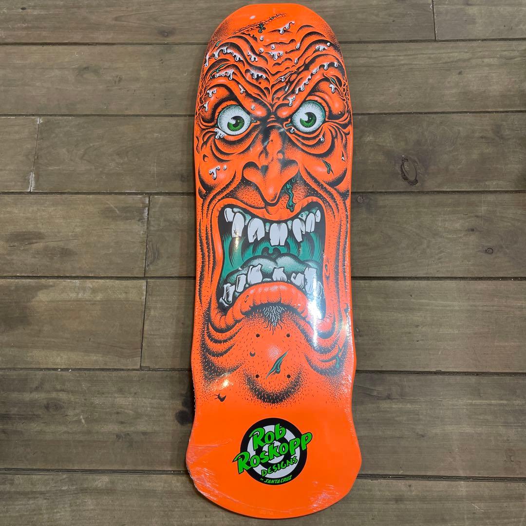 サンタクルーズ　Rob Roskopp スケートボードデッキ オレンジ
