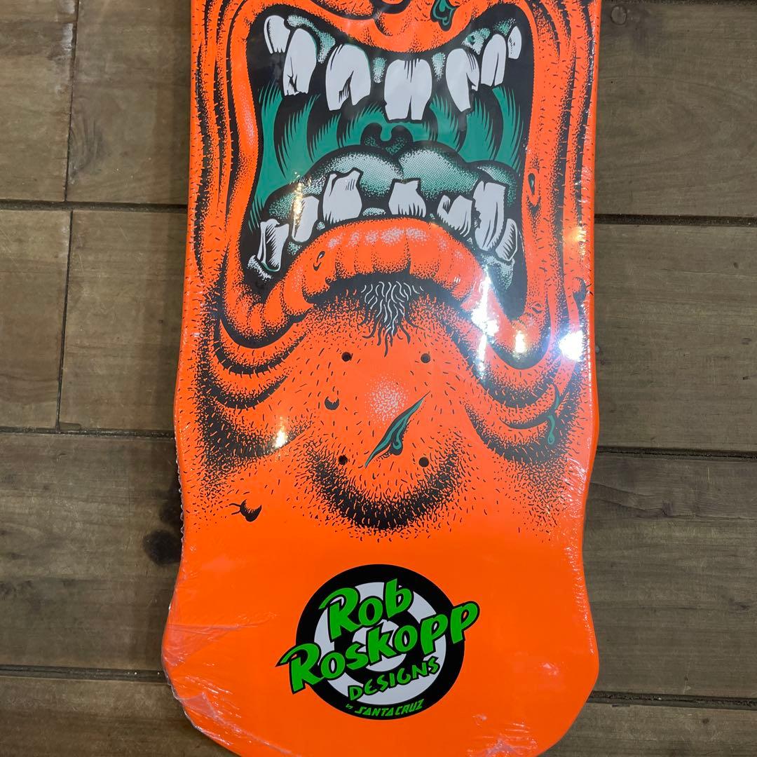サンタクルーズ　Rob Roskopp スケートボードデッキ オレンジ