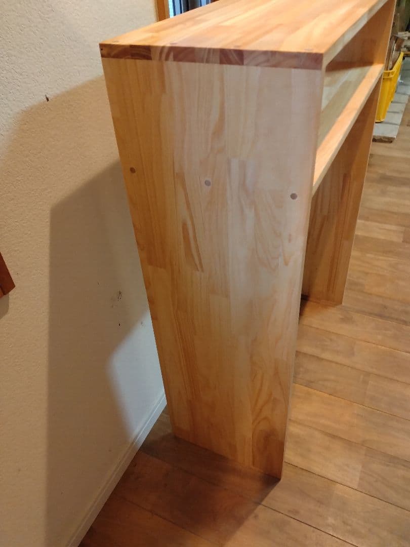 木製　ハンドメイド　オーダー　コの字　キヌカ　棚　シェルフ　ラック　水槽台