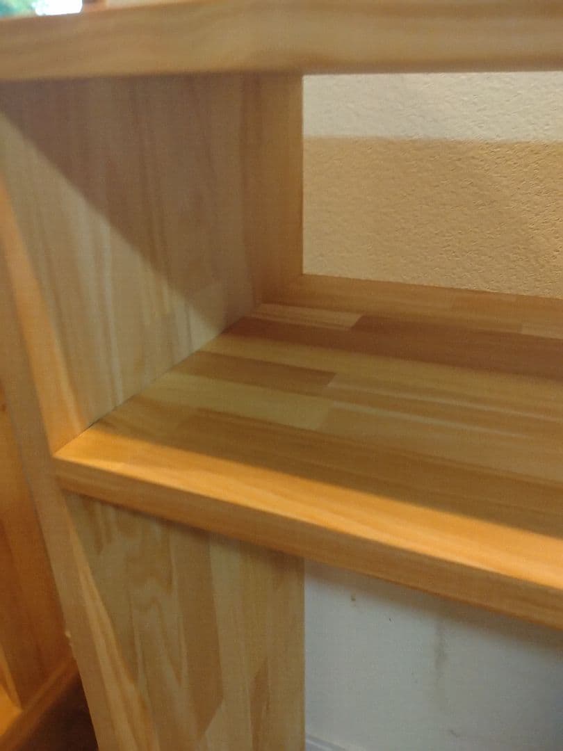 木製　ハンドメイド　オーダー　コの字　キヌカ　棚　シェルフ　ラック　水槽台