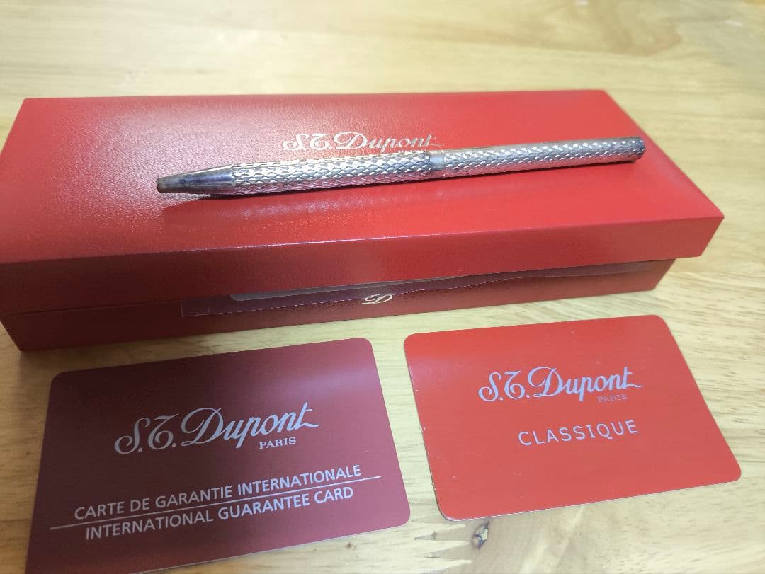 S.T. Dupont ボールペン シャープペン　クラシック　シルバー