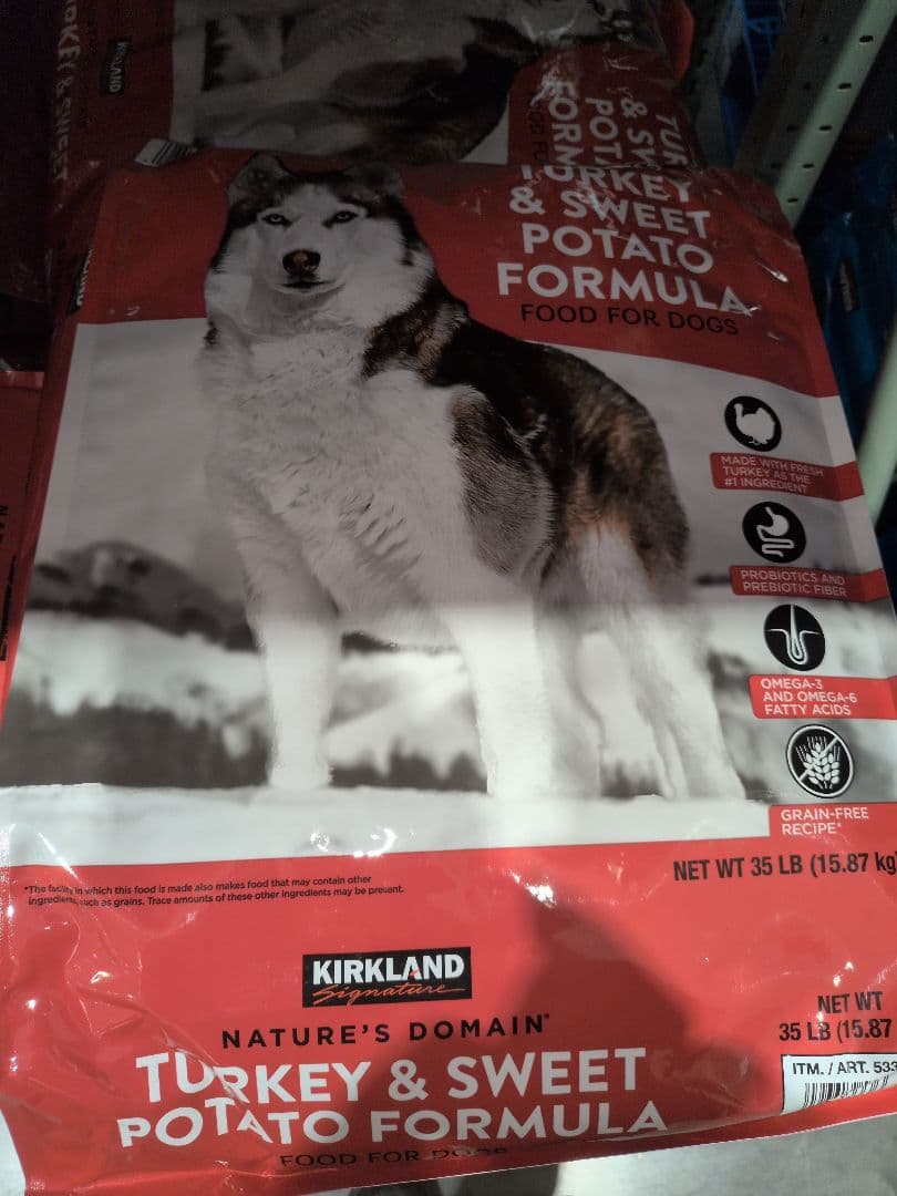 ドッグフード Kirkland Turkey & Sweet Potato Formula