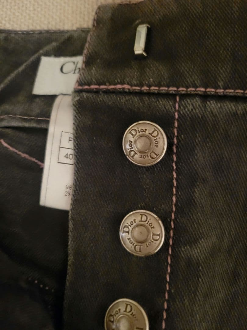 Christian Dior　ディオール　ヴィンテージデニムスカート　サイズ40
