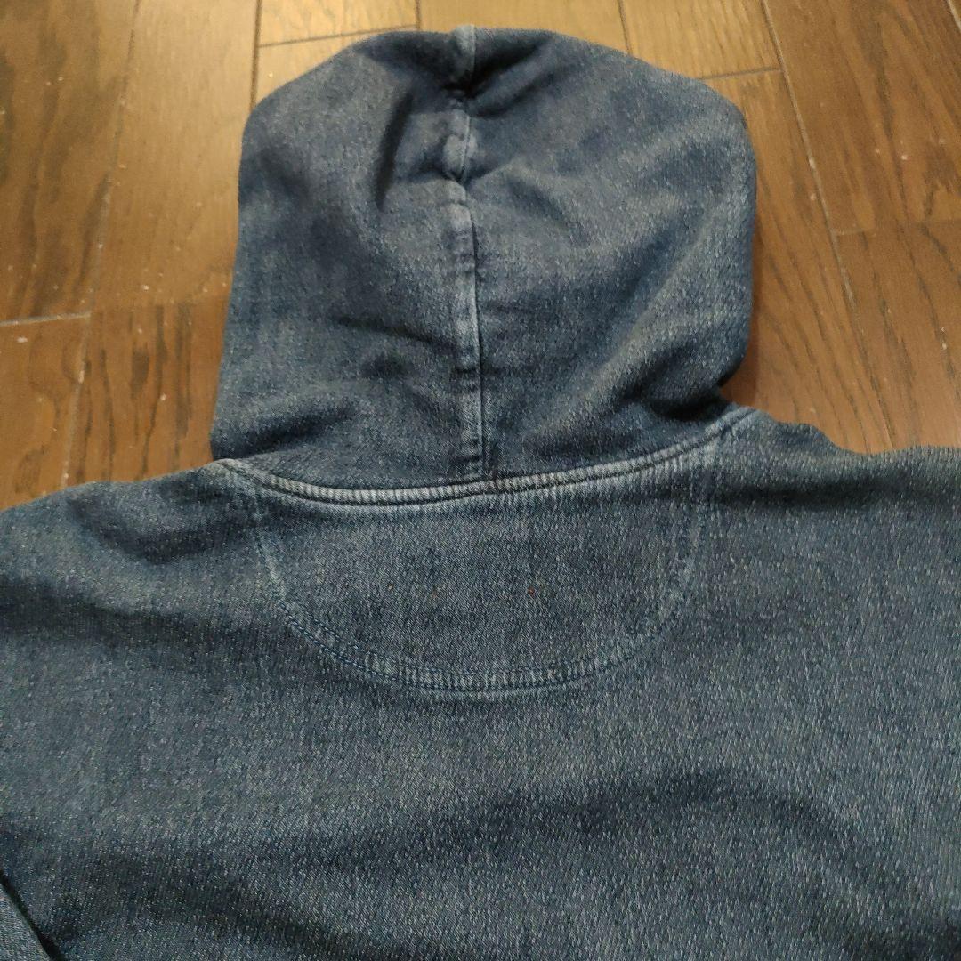 ディーゼルデニムスエットフード付きパーカー