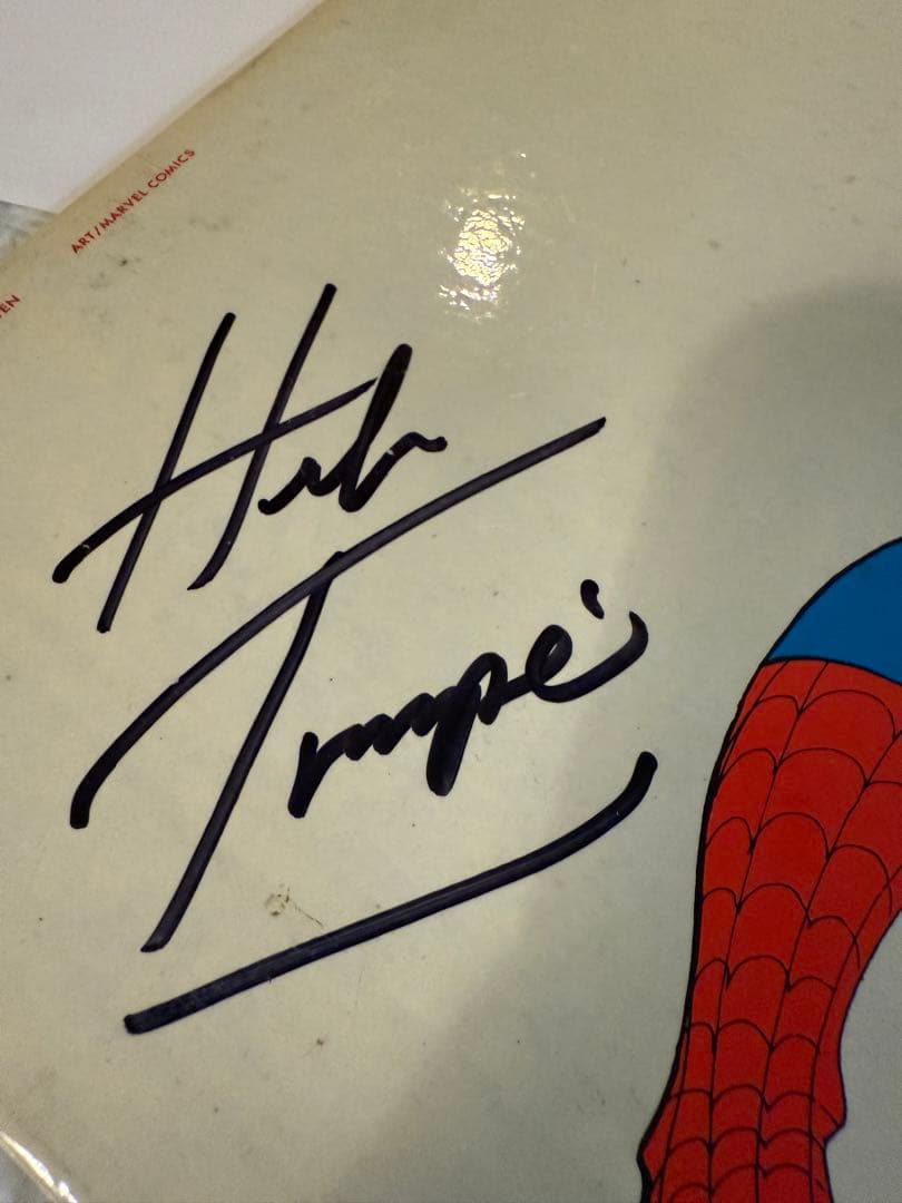 空*様 超希少！1966年代物スパイダーマンLP 6名直筆サイン COA付