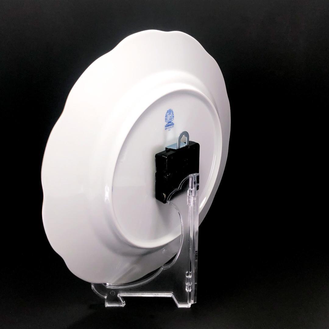 【未使用・箱付き】ヘレンド／インドの華 ウォールクロック 金彩