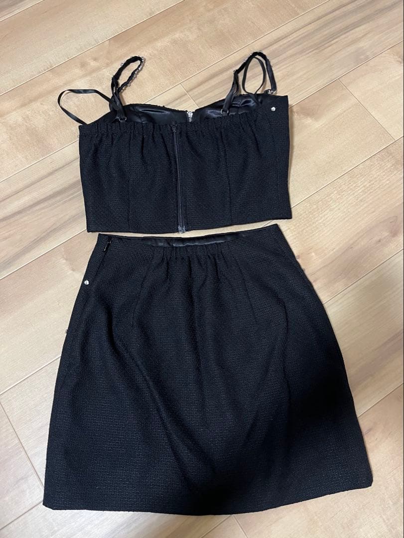 美品ROBE de FLEURS/ローブドフルールドレス