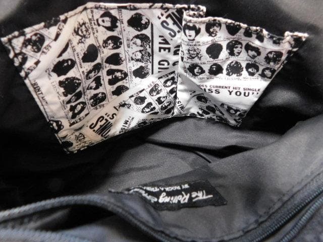 未使用　ローリングストーンズ　ボストンタイプバッグ　黒系