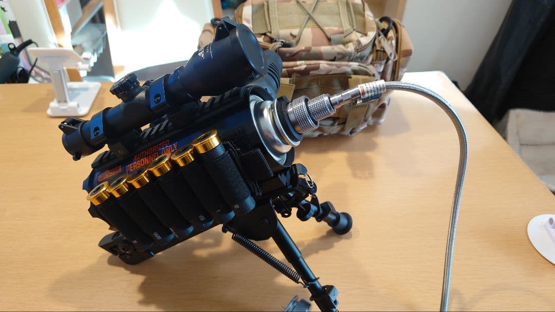 ミリタリーCB缶ホルダー （収納バッグ、パーツ全部付き）