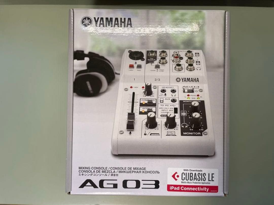 Yamaha AG03 ミキシングコンソール