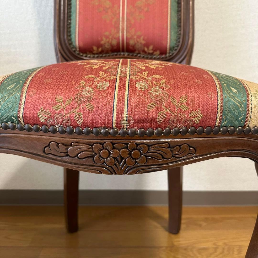 イタリア製クラシックチェア アンティーク 猫脚 高級家具　イタリアン家具