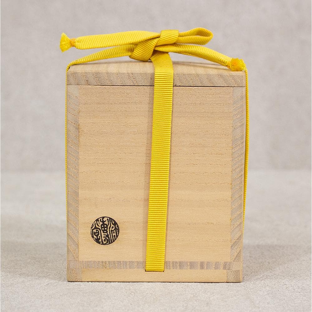 岡本漆専堂 棗 月にすすき 黒塗蒔絵銀彩 茶道具 共箱