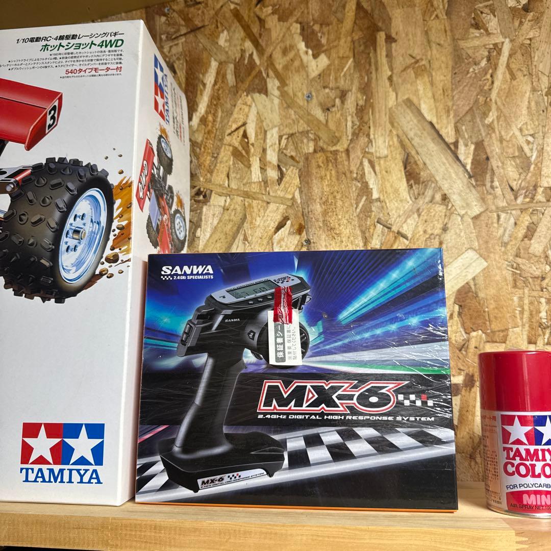 TAMIYA HOTSHOT 4WD ラジコンカー　プロポ付き