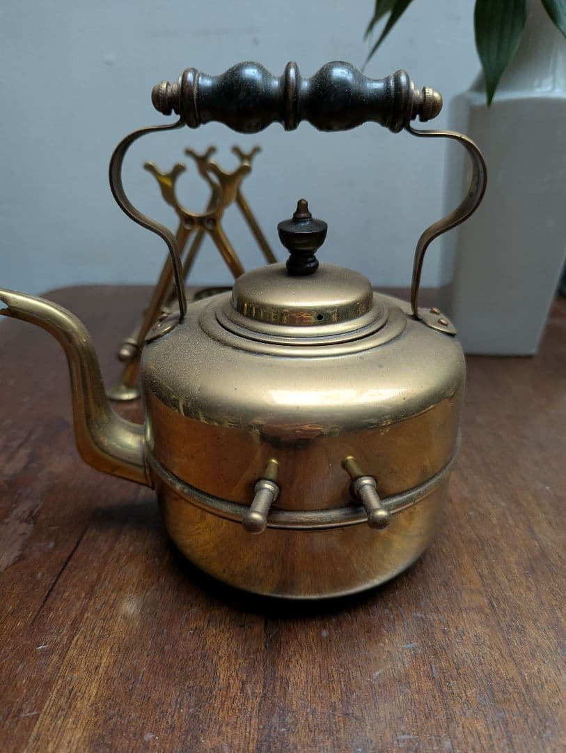 イギリスアンティーク ティータイム卓上ケトル アフタヌーンティー 紅茶 店舗什器