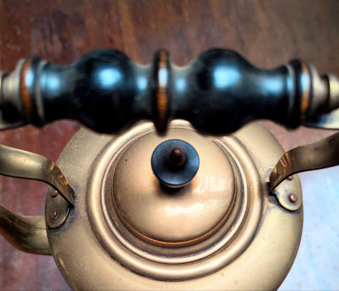 イギリスアンティーク ティータイム卓上ケトル アフタヌーンティー 紅茶 店舗什器