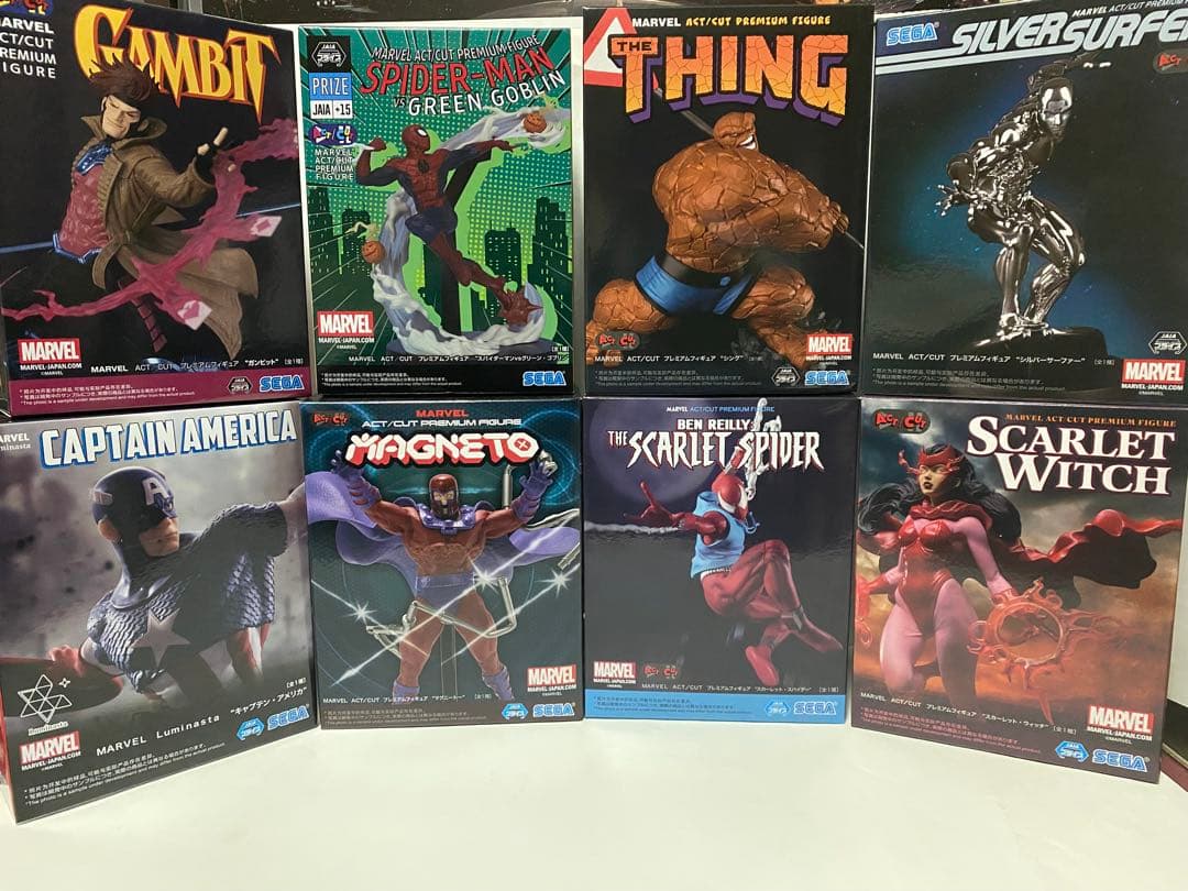 MARVEL ACT/CUT Luminastaフィギュア　8体セット