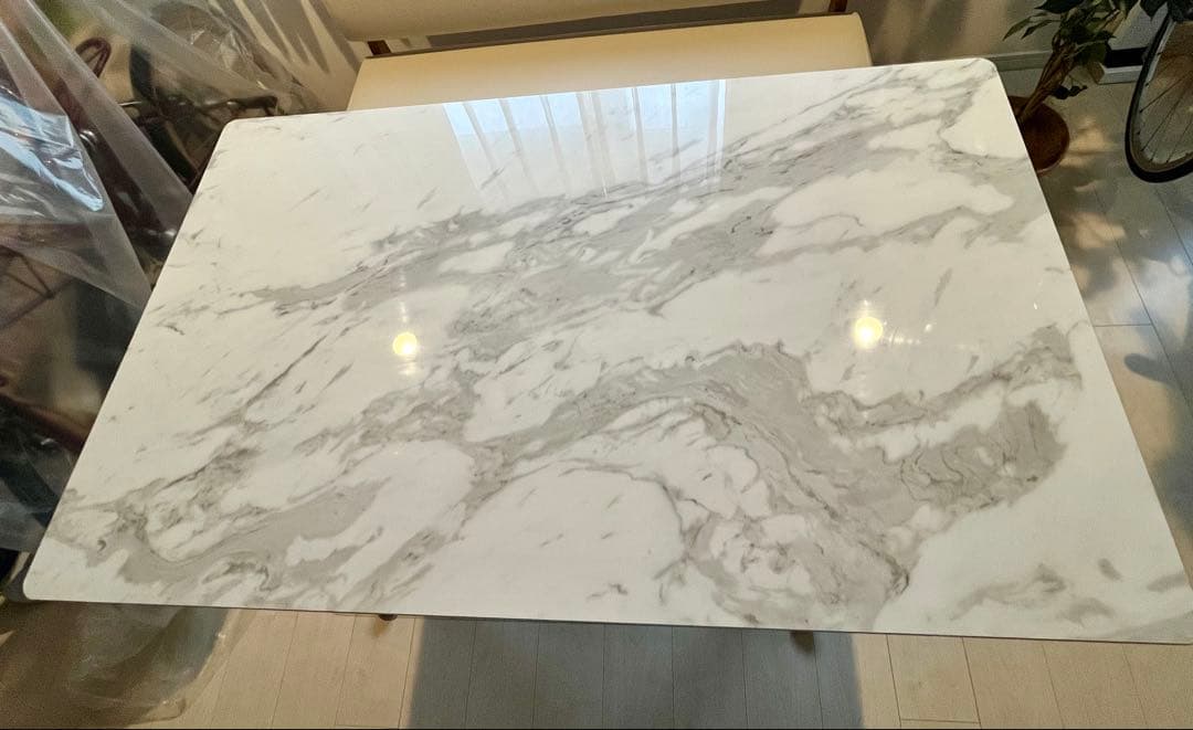 ニトリ セラミック昇降ダイニングテーブル（WH AT01）