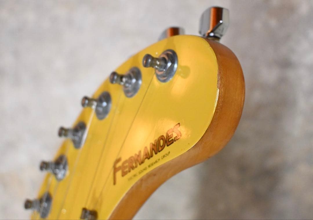 【整備・清掃済】FERNANDES ZO-3 イエロー アンプ内蔵