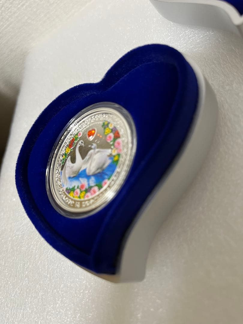 2023　ニウエ　ラブ イズ プレシャス　スワン　白鳥　1オンス　銀貨　