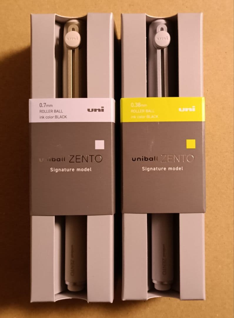 ユニボールゼント　シグニチャーモデル　0.38 mm 0.7mm 2本