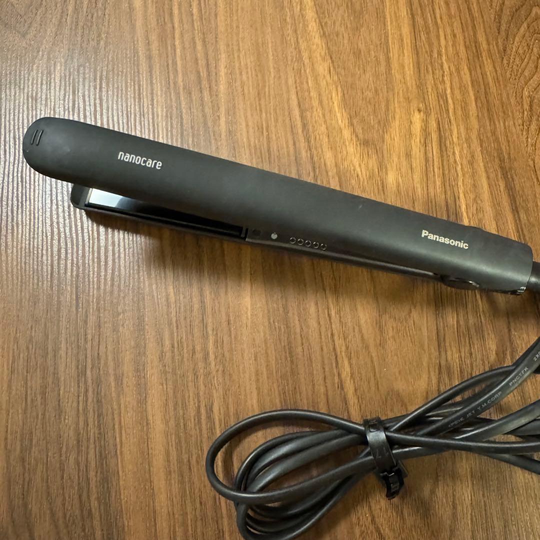 Panasonic nanocare ストレートアイロン ナノケア ブラック