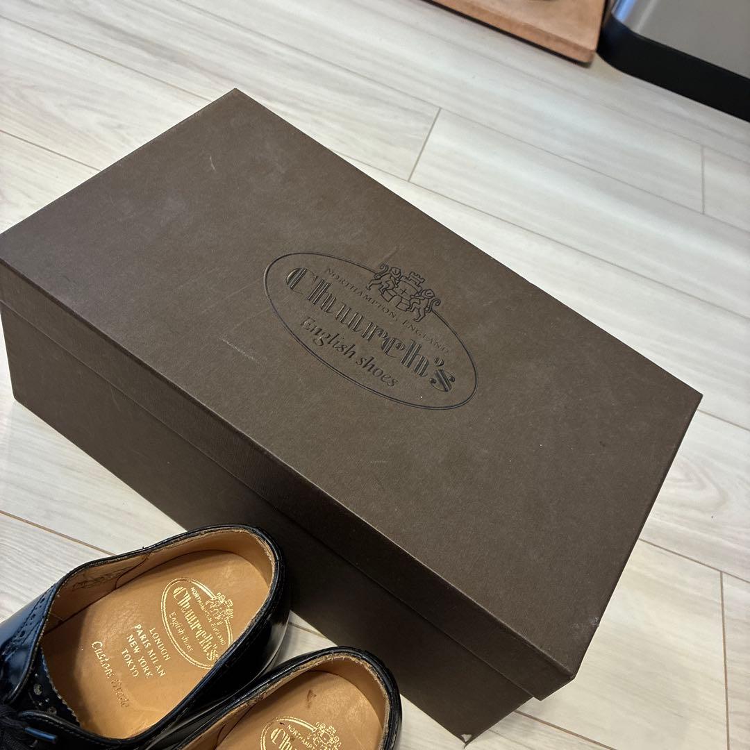 チャーチ　church's Custom Grade ブラック ドレスシューズ