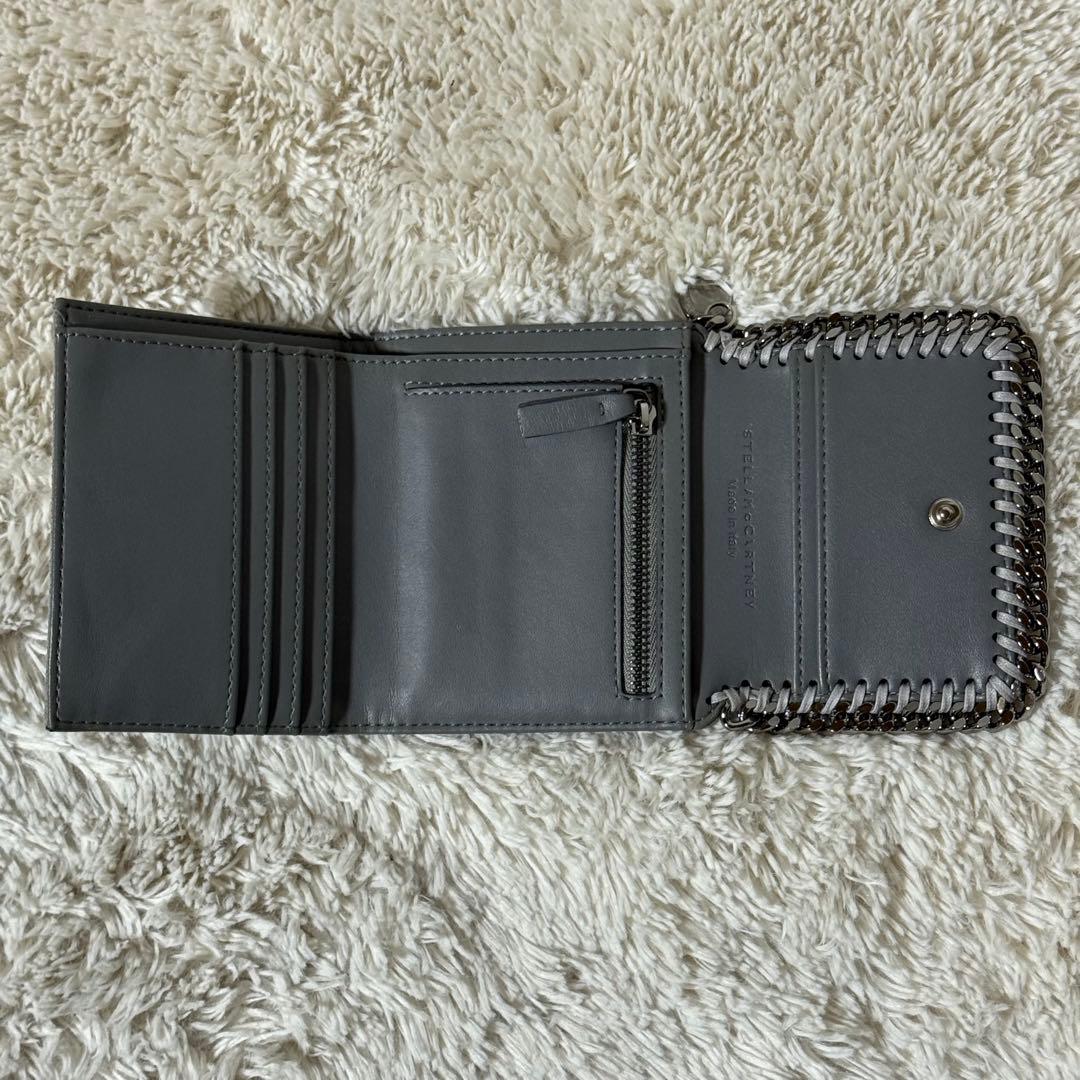 ⭐️未使用級⭐️　ステラマッカートニー　ファラベラ　三つ折り財布　ライトグレー