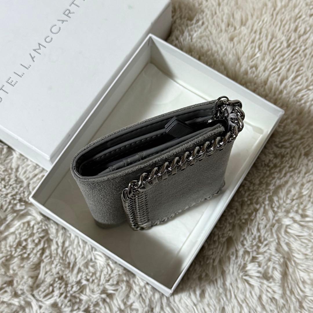 ⭐️未使用級⭐️　ステラマッカートニー　ファラベラ　三つ折り財布　ライトグレー