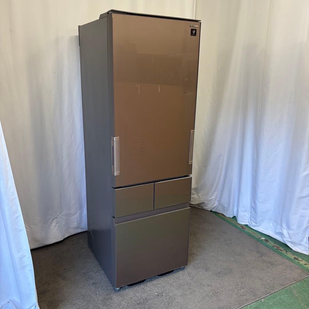 69⭕️冷蔵庫　SHARP　大型　400-500ℓ　両開き　安い　設置無料