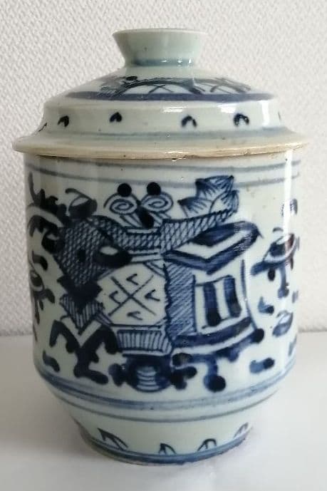 中国(福建•広東)　蓋付壺