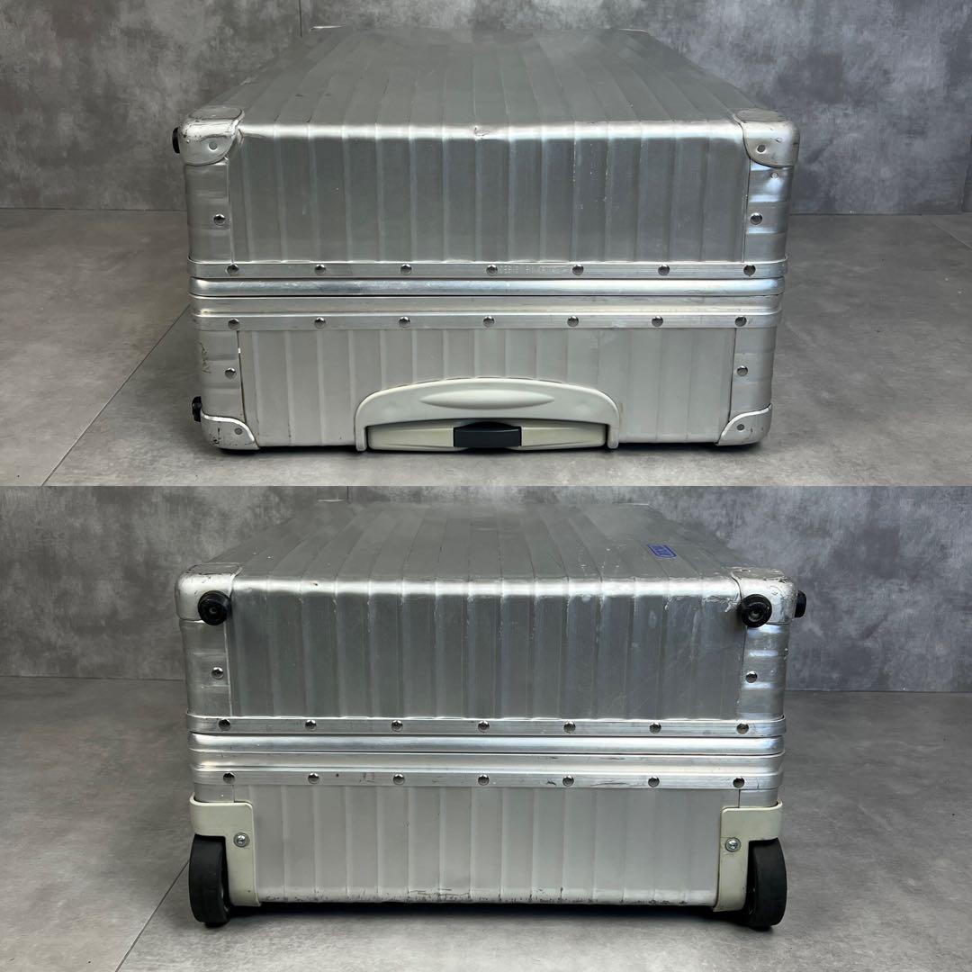 廃盤　青ロゴ　リモワ　クラシック　OPAL　アルミキャリーバッグ　スーツケース