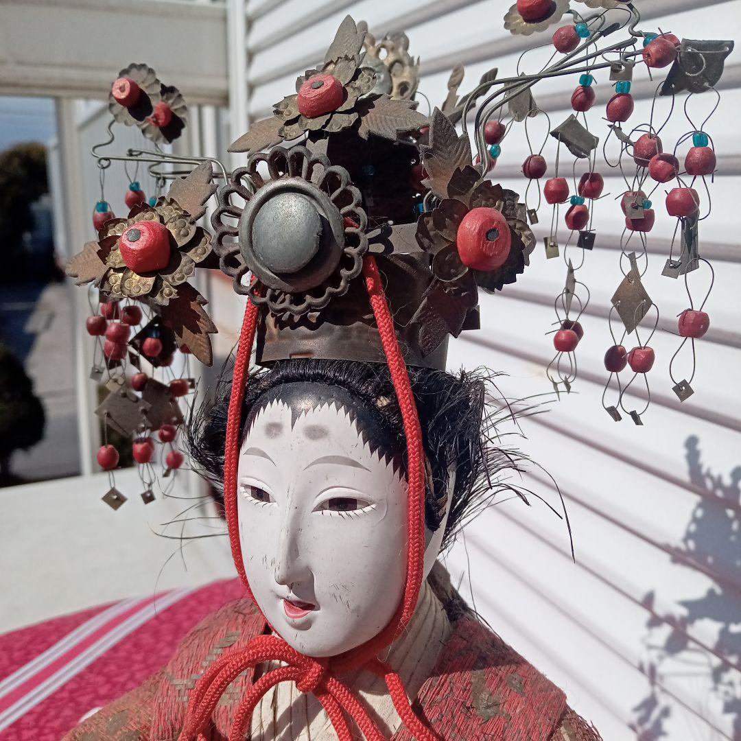 アンティーク １００年　古今雛 明治〜大正期　親王飾り時代大型お雛様