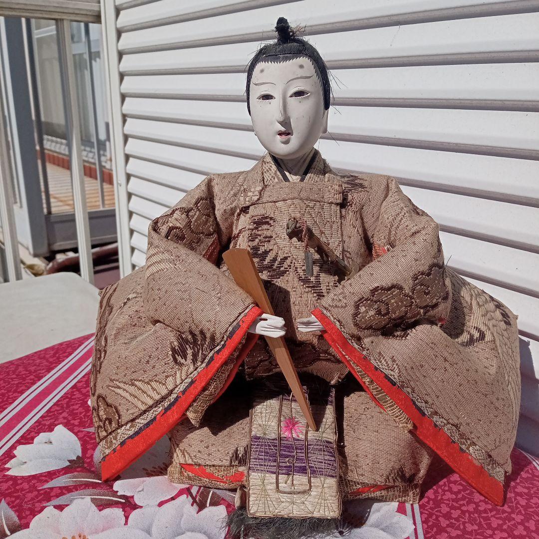 アンティーク １００年　古今雛 明治〜大正期　親王飾り時代大型お雛様
