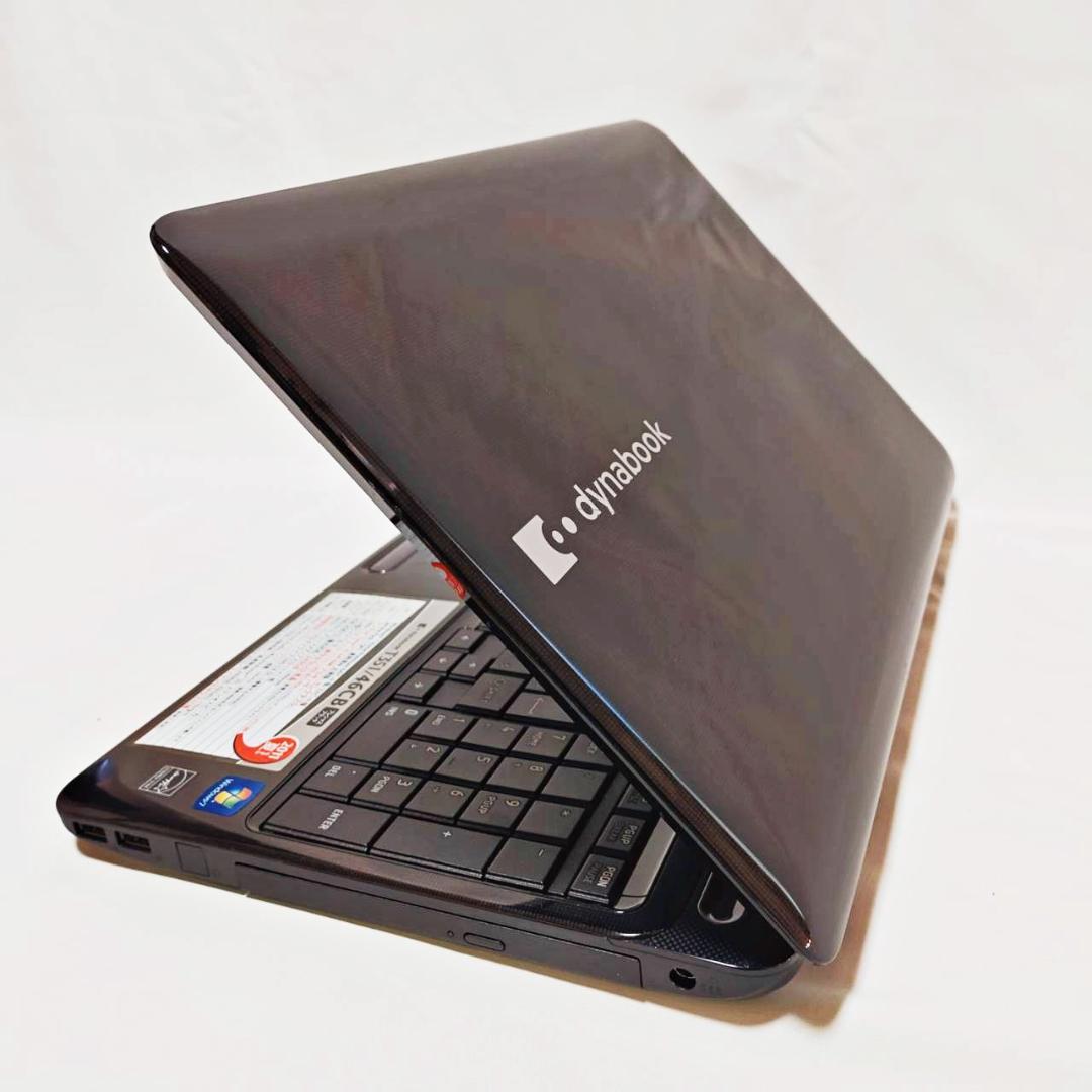 【美品】大容量 新品SSD512G✨Dynabook 設定済ノートパソコン