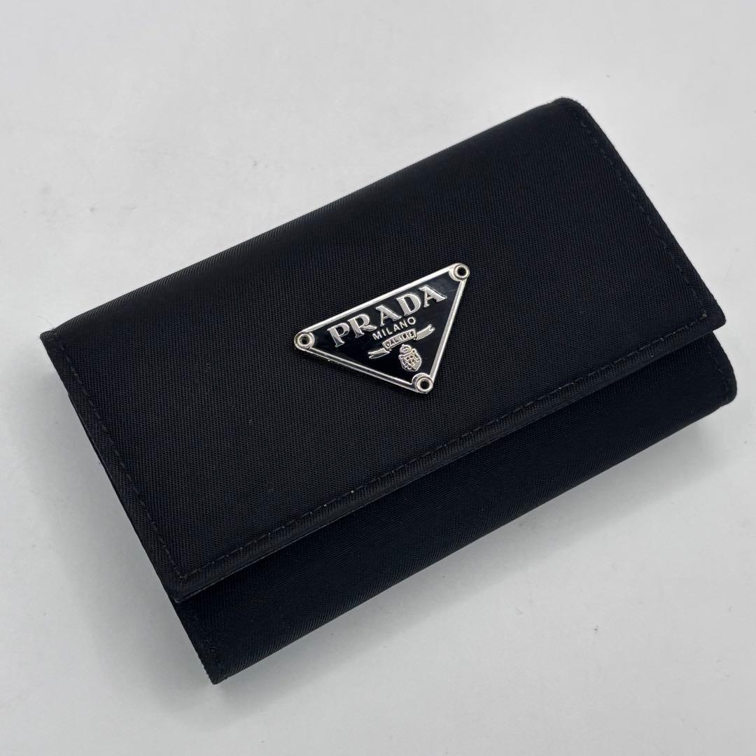 【M222】PRADA☆TESSUTO 6連キーケース 未使用