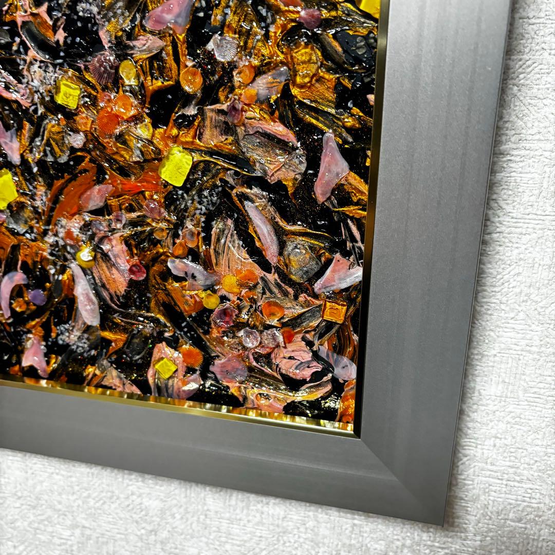 額縁　S3 フラット45 チタン ゴールド　安田精工　アート　油絵　アクリル画