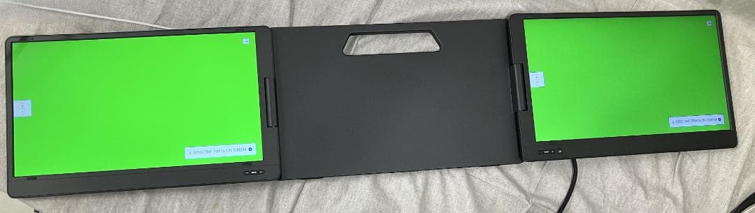 ピ*ಣ様 14インチ 2画面ディスプレイ180°回転 折りたたみ式FHD IPS