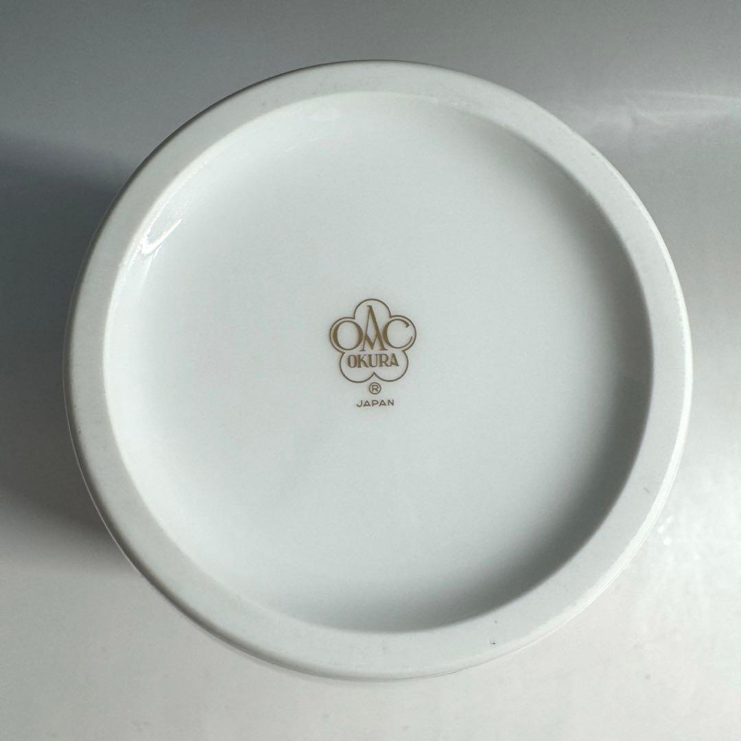 大倉陶園　ブルーコスモス　花入　花瓶　美品　廃盤品