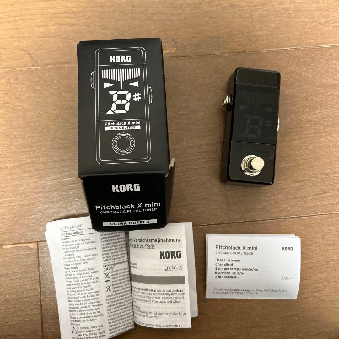 【美品】Korg pitchblack X mini