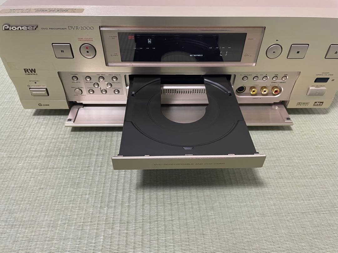 【希少】Pioneer DVR-2000　DVDプレイヤー　ジャンク　即日発送！