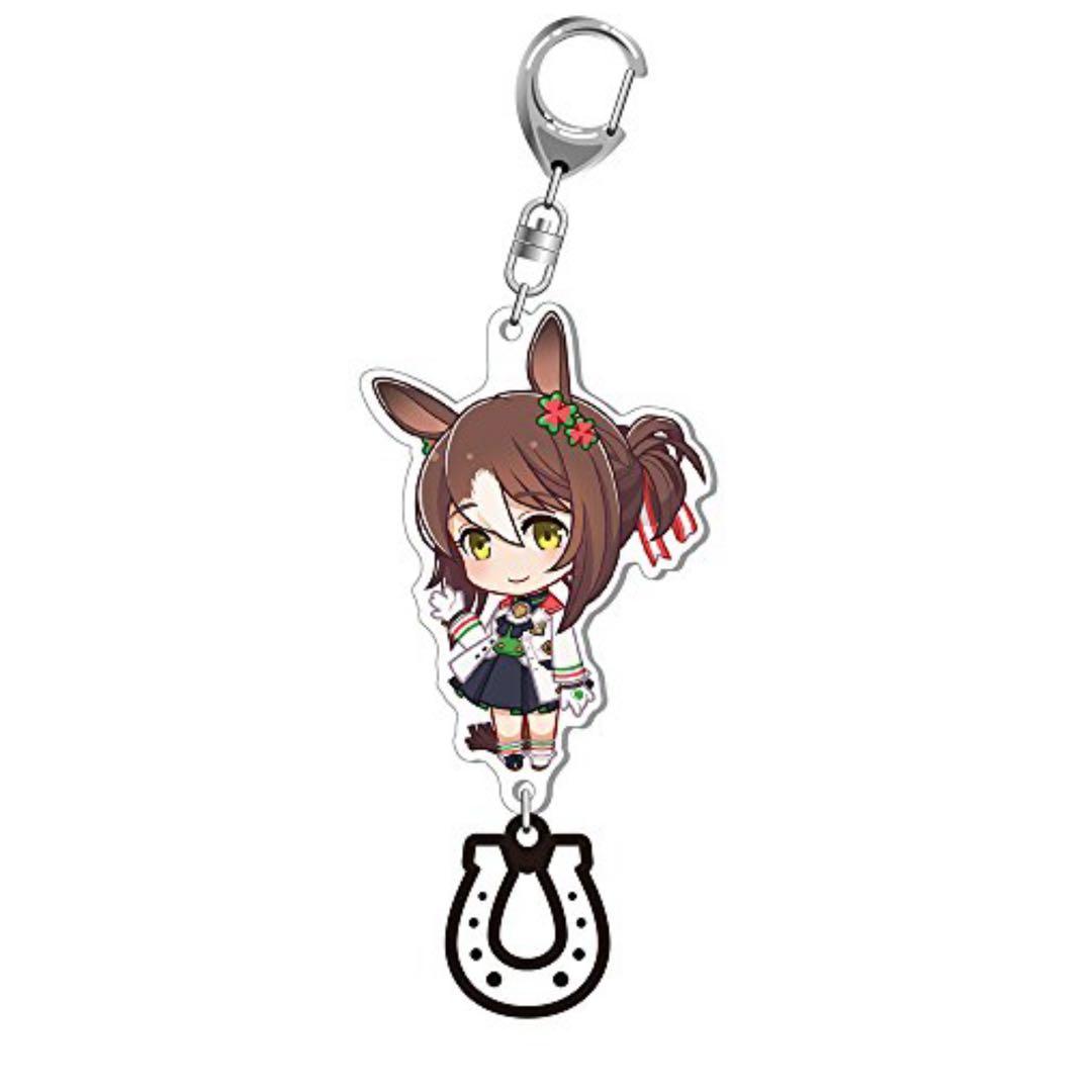 【激レア】ウマ娘 ラバー蹄鉄付き アクリルキーホルダー ファインモーション