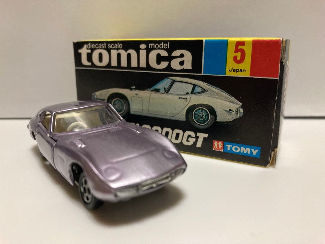 トミカ　黒箱　日本製　トヨタ　2000GT 1Aホイール