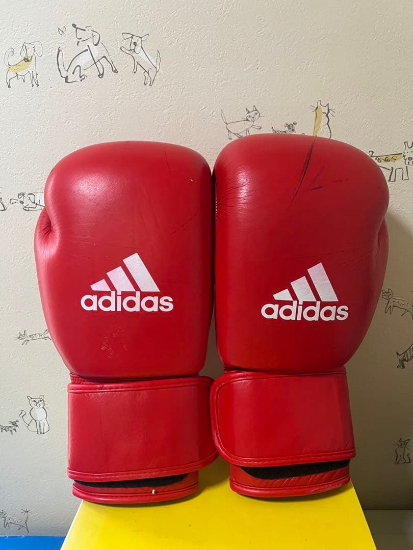 adidas ボクシンググローブ 12oz 赤 IBA公認