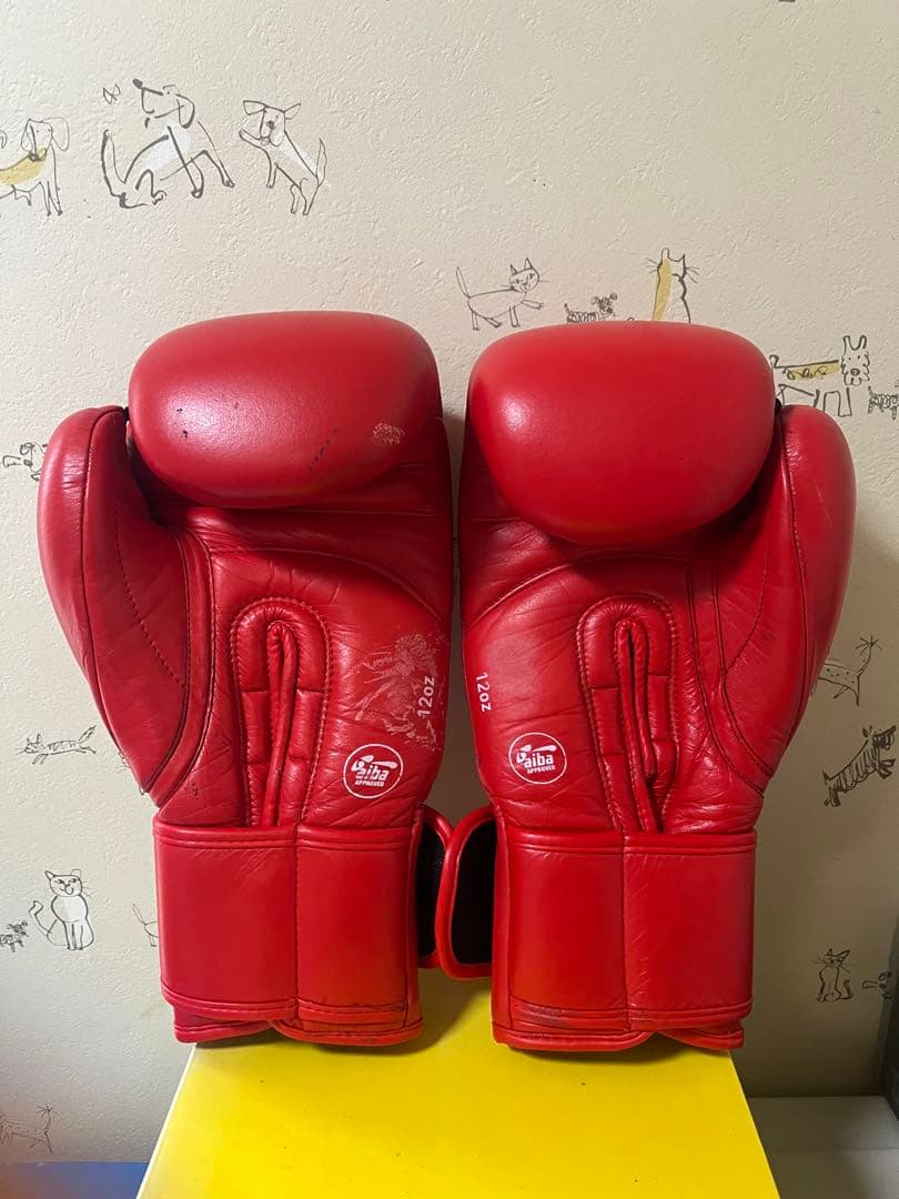 adidas ボクシンググローブ 12oz 赤 IBA公認