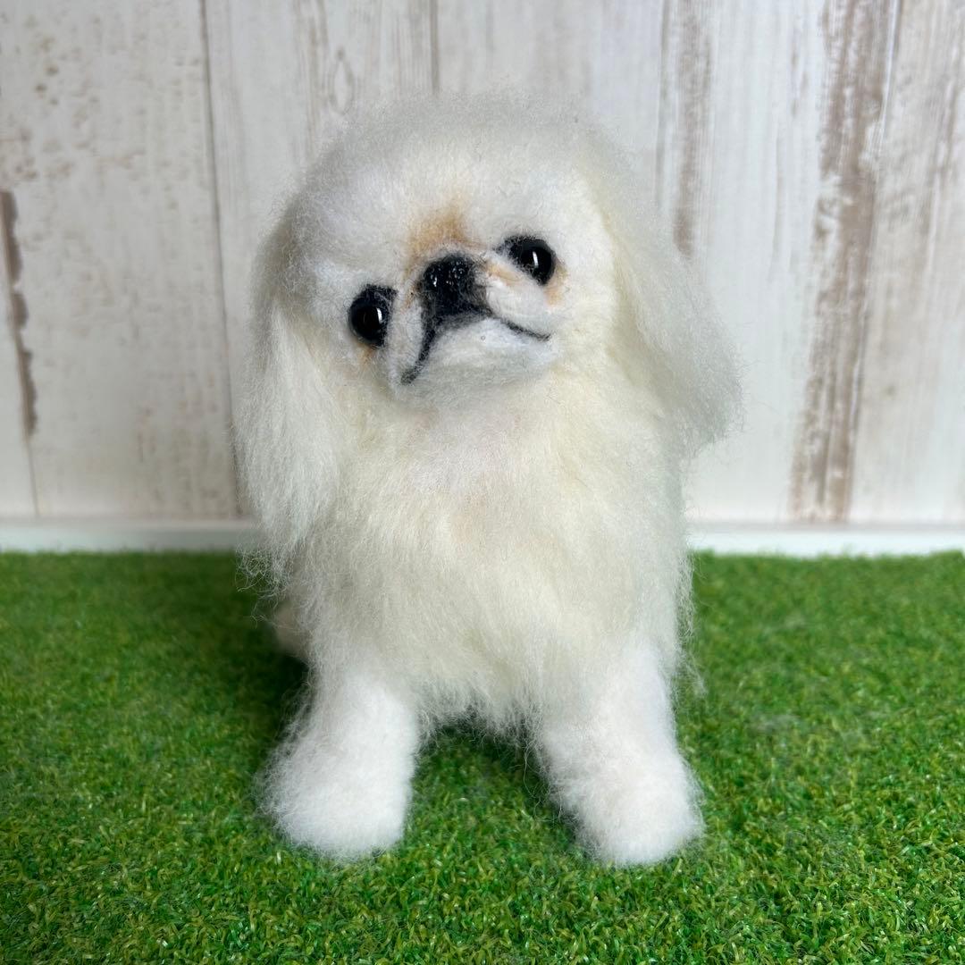 購入可能です★羊毛フェルト【ペキニーズ】犬　※他の犬種のオーダーも受付中です。