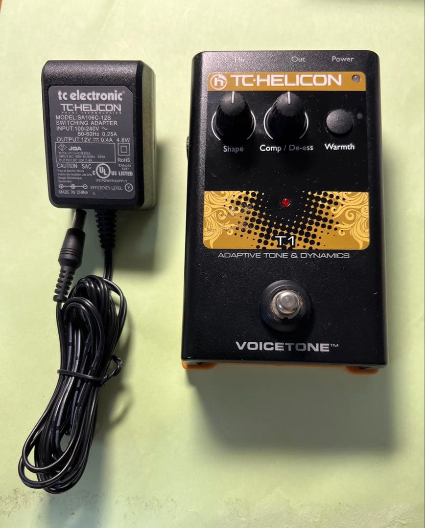 TC-HELICON VoiceTone T1 ギターエフェクター