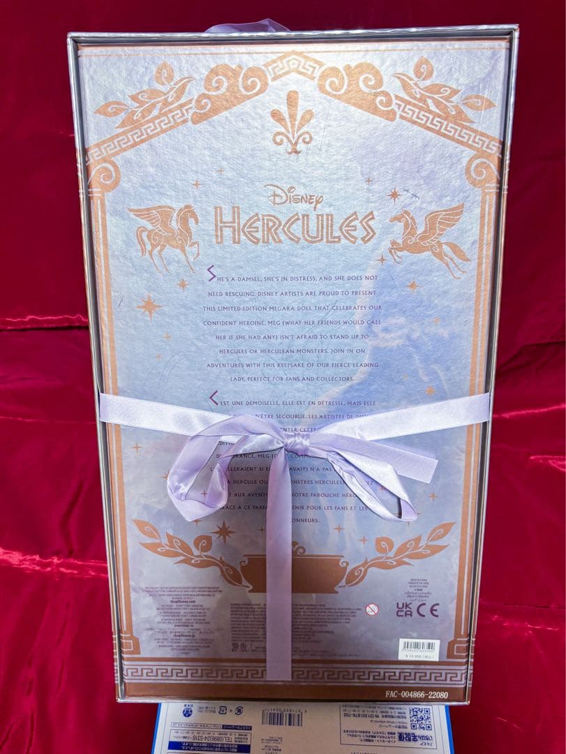 ディズニーストア　メグ　ヘラクレス　メガラ　25周年　限定　ドール　人形