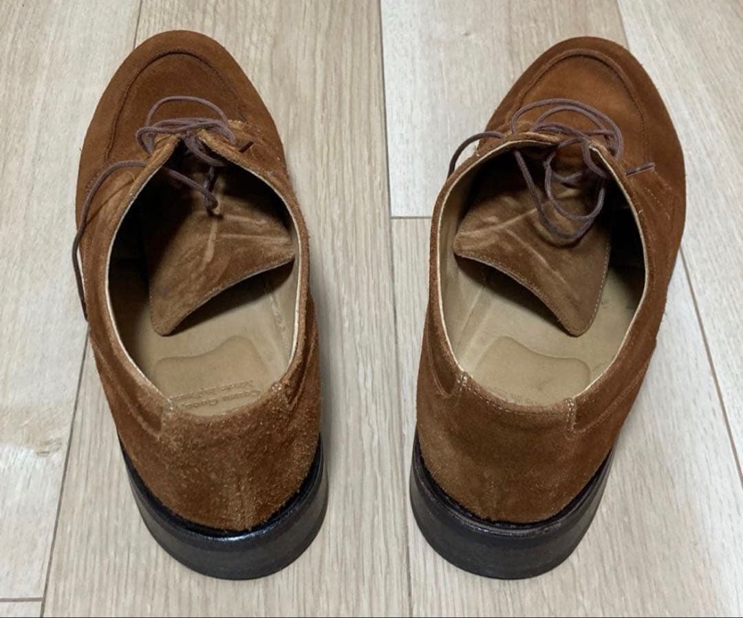 パラブーツ シャンボード ドレスライン 9F ブラウンスウェード 茶金