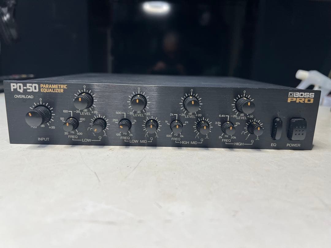 n*9様 BOSS パラメトリックイコライザー PQ-50 動作確認済み 本体の