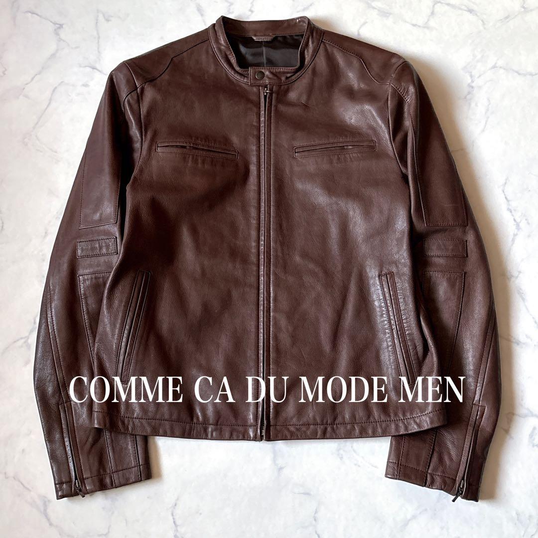 【COMME CA DU MODE MEN】シングルライダースジャケット　2 M